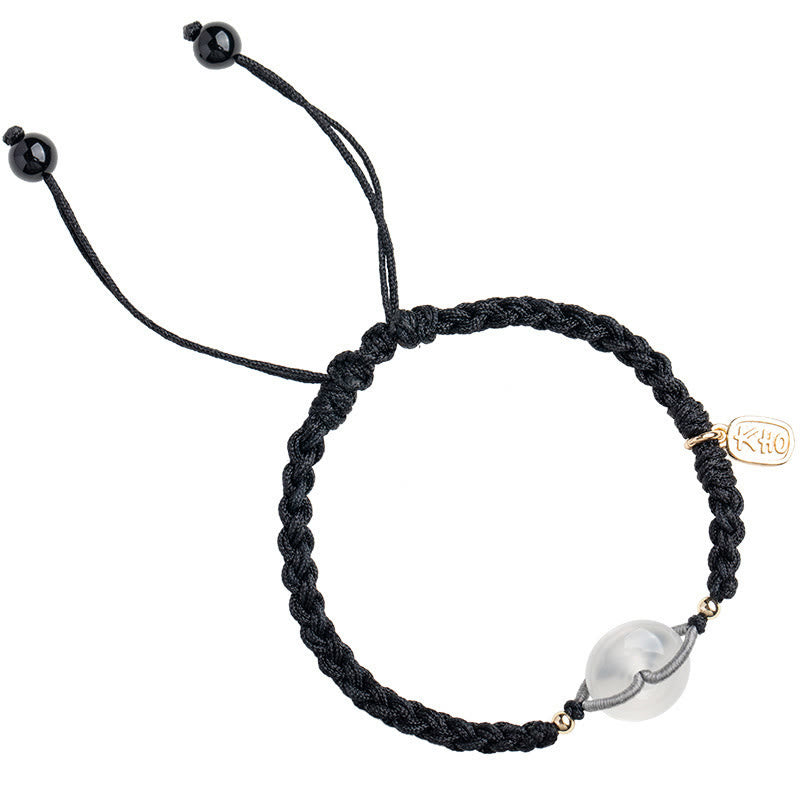 13mm Chalcedony Peace Buckle Bracelet for Harmony