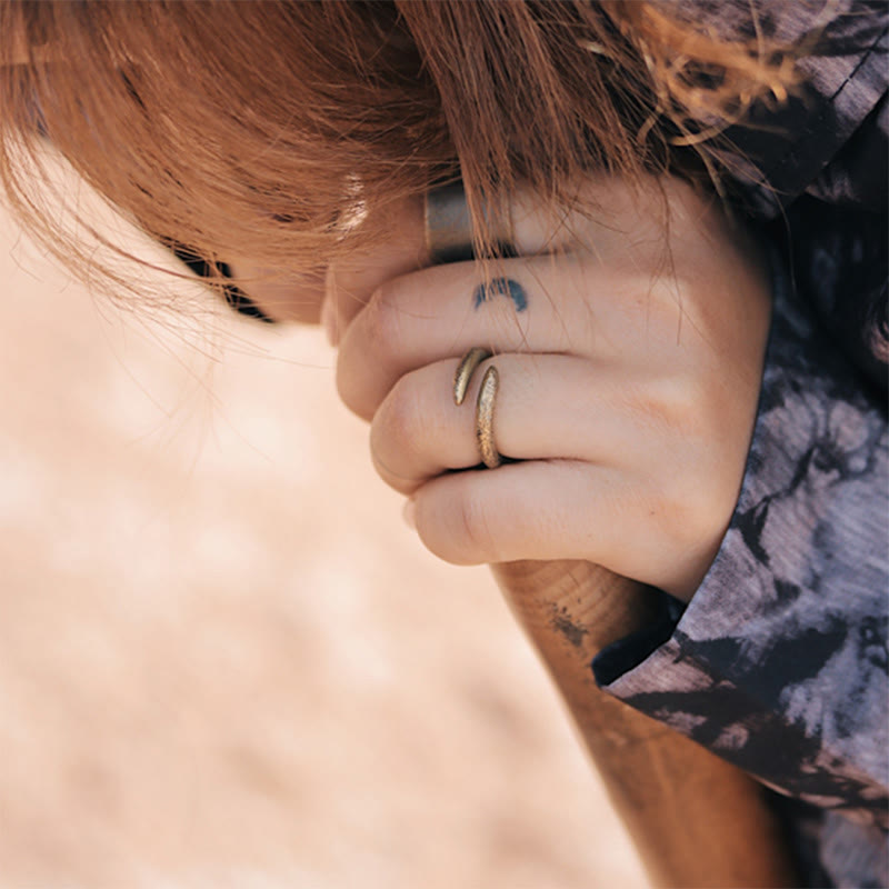 Copper Adjustable Ring for Luck and Balance | Spiritual Rings