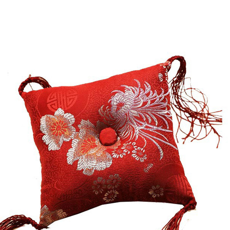 Tibetan Singing Bowl Cushion 10-16cm with Tassel Decoration