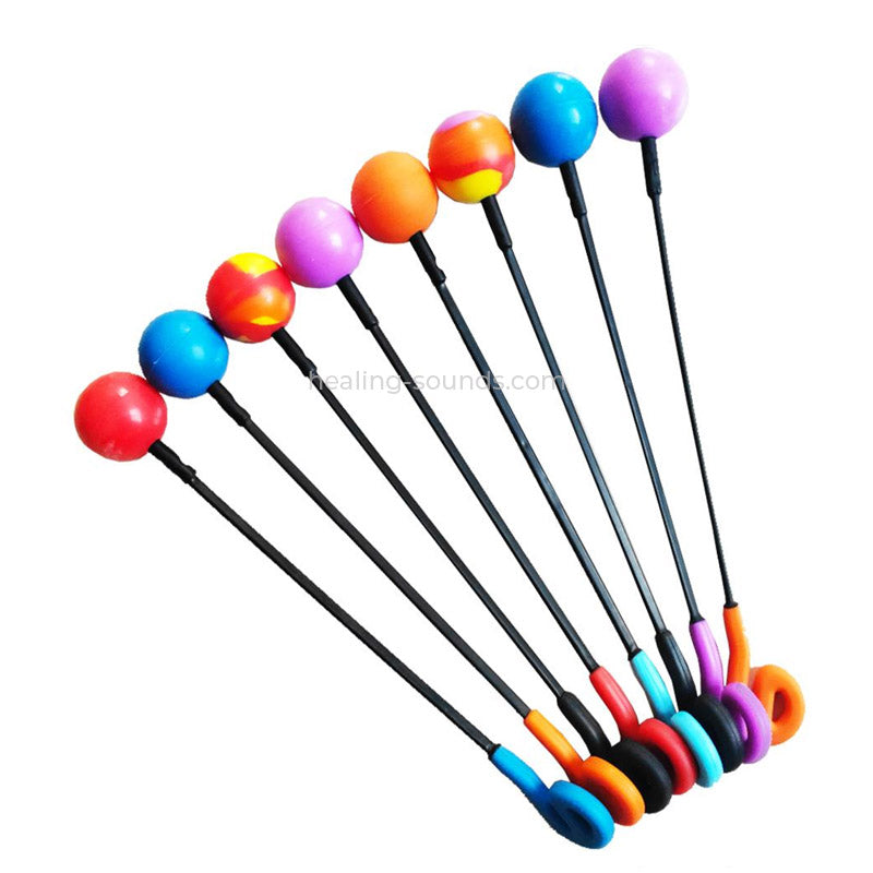 Dual-Ended Silicone Gong Mallet Silicone - E Shape & Ball