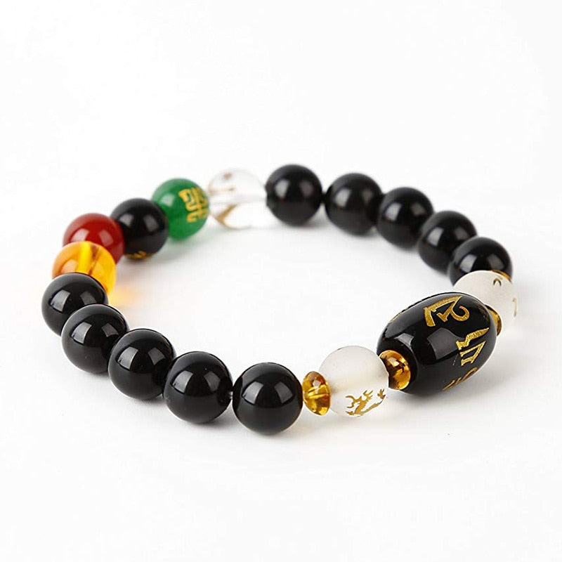 Feng Shui Obsidian Gemstone Bracelet