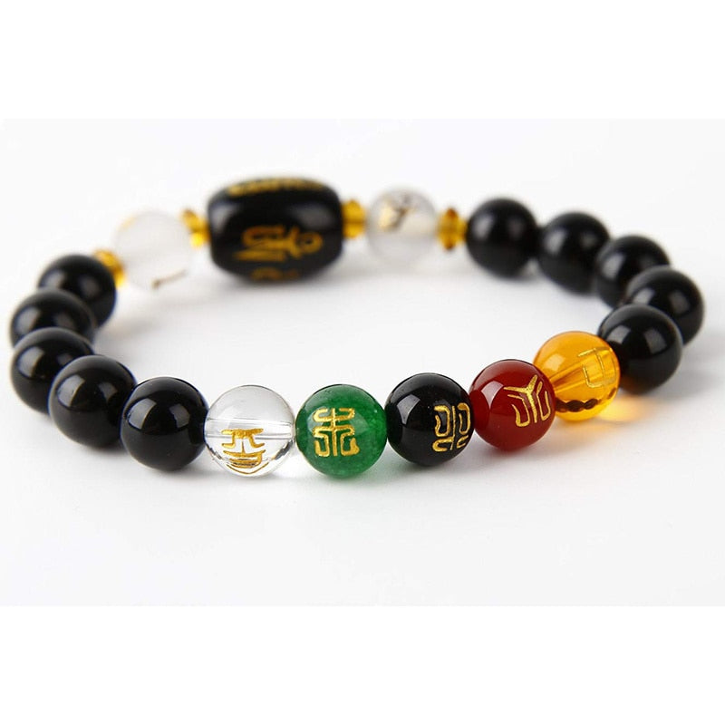 Feng Shui Obsidian Gemstone Bracelet