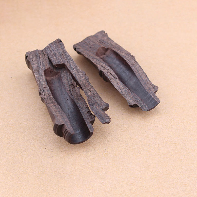 Ebony Wood Spiritual Necklace with Bamboo Ghau Prayer Box