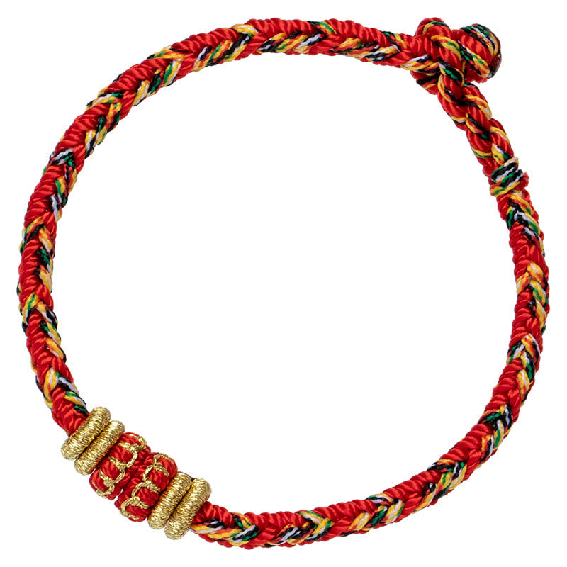Handmade Chinese Zodiac Red String Bracelet for Luck & Strength
