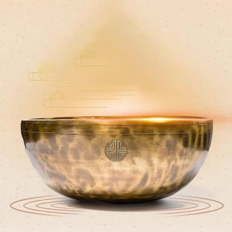 Handmade Nepal Singing Bowl Meditation Yoga Chakra Mindfulness Tibetan Singing Bowls Sound Healing Therapy Instruments Accessory