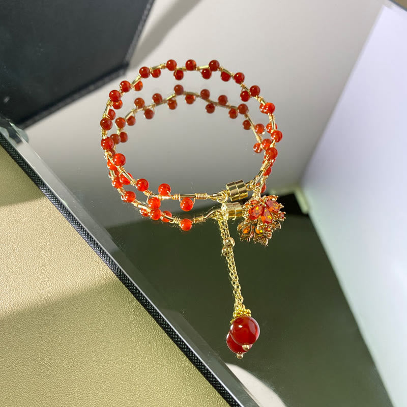 Copper Spiritual Luck Charm Bracelet for Balance & Wealth