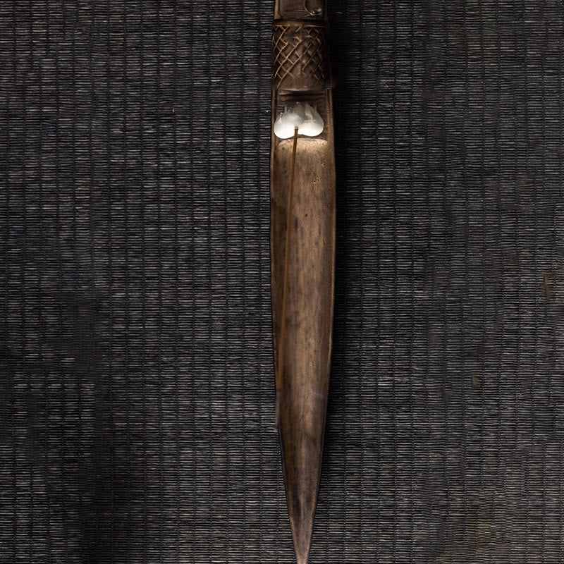 Fisherman Zen Ceramic Incense Burner 30.5cm Brown