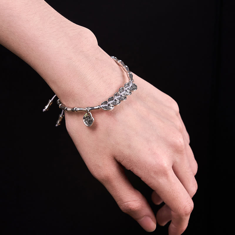 Five Emperor Coins Mountain Ghosts Protective Bracelet