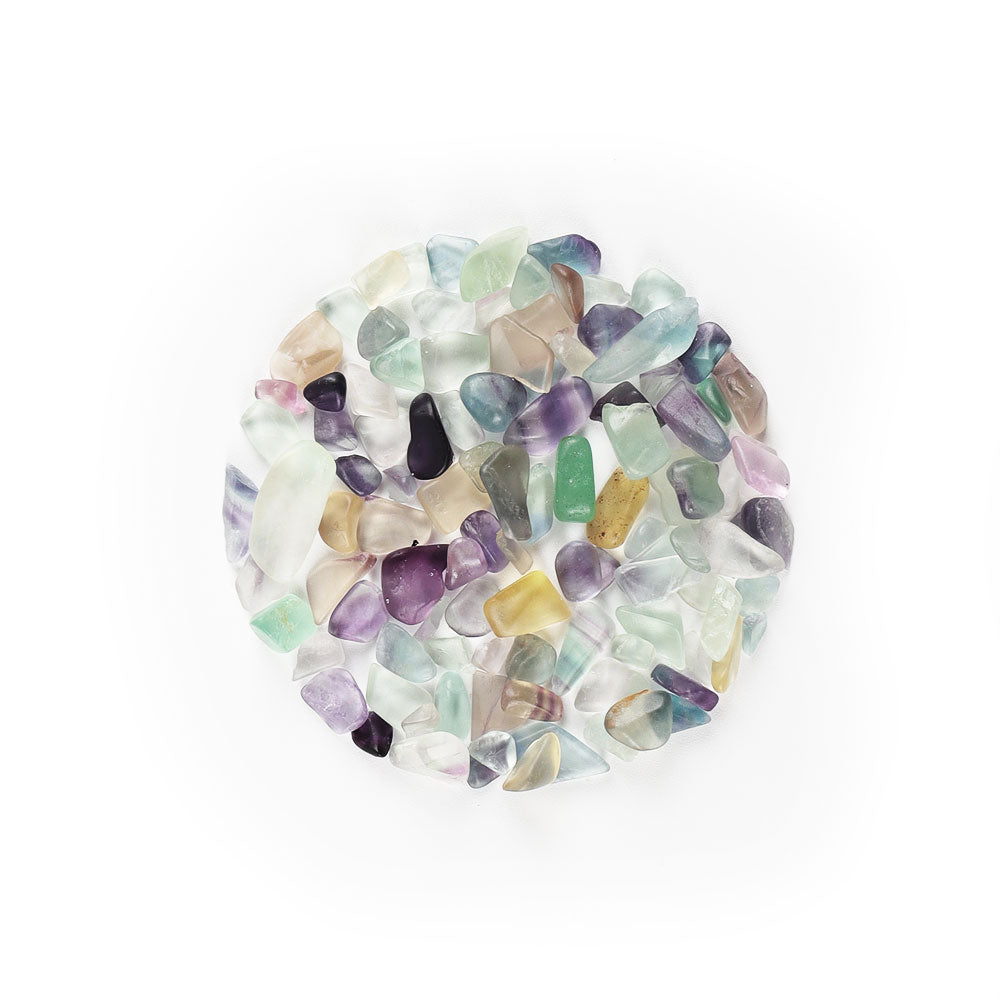 Fluorite Crystal Chips 5-7mm Polished Tumbled Stones