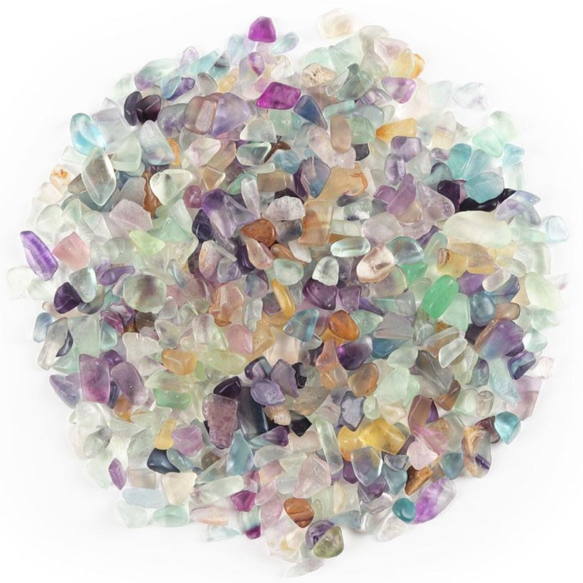 Fluorite Crystal Chips 5-7mm Polished Tumbled Stones