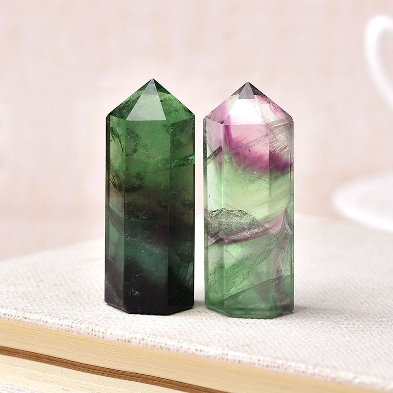 Fluorite Crystal Tower for Energy Balance