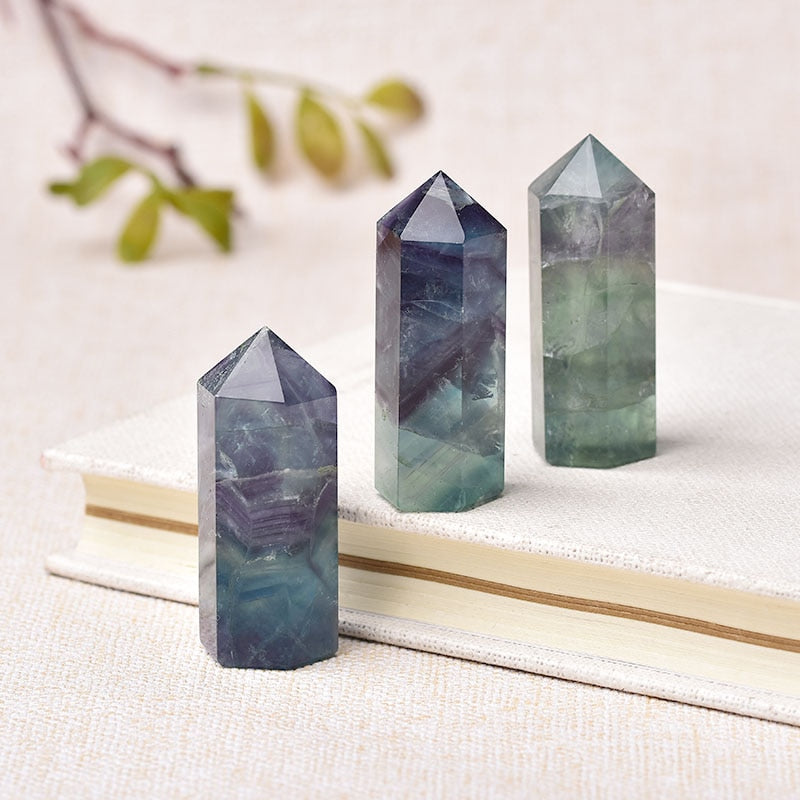 Fluorite Crystal Tower for Energy Balance