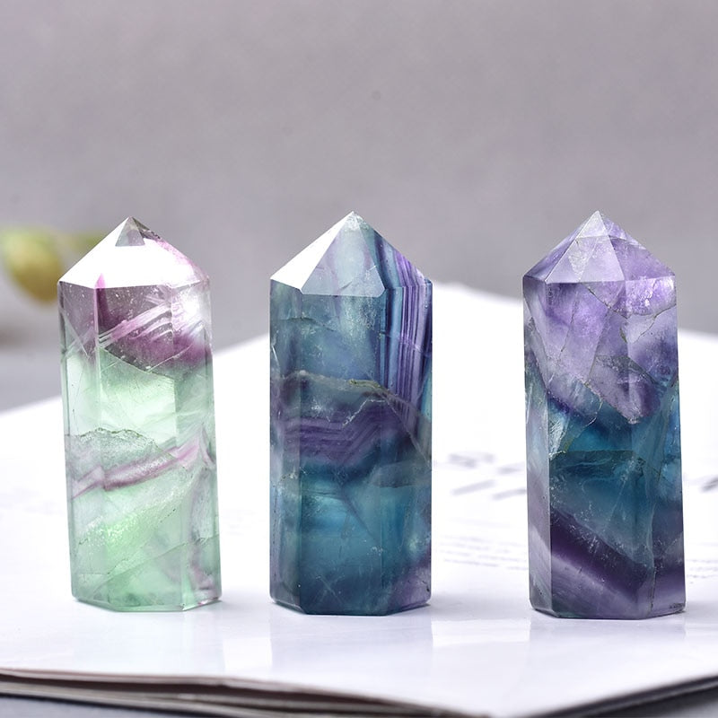 Fluorite Crystal Tower for Energy Balance