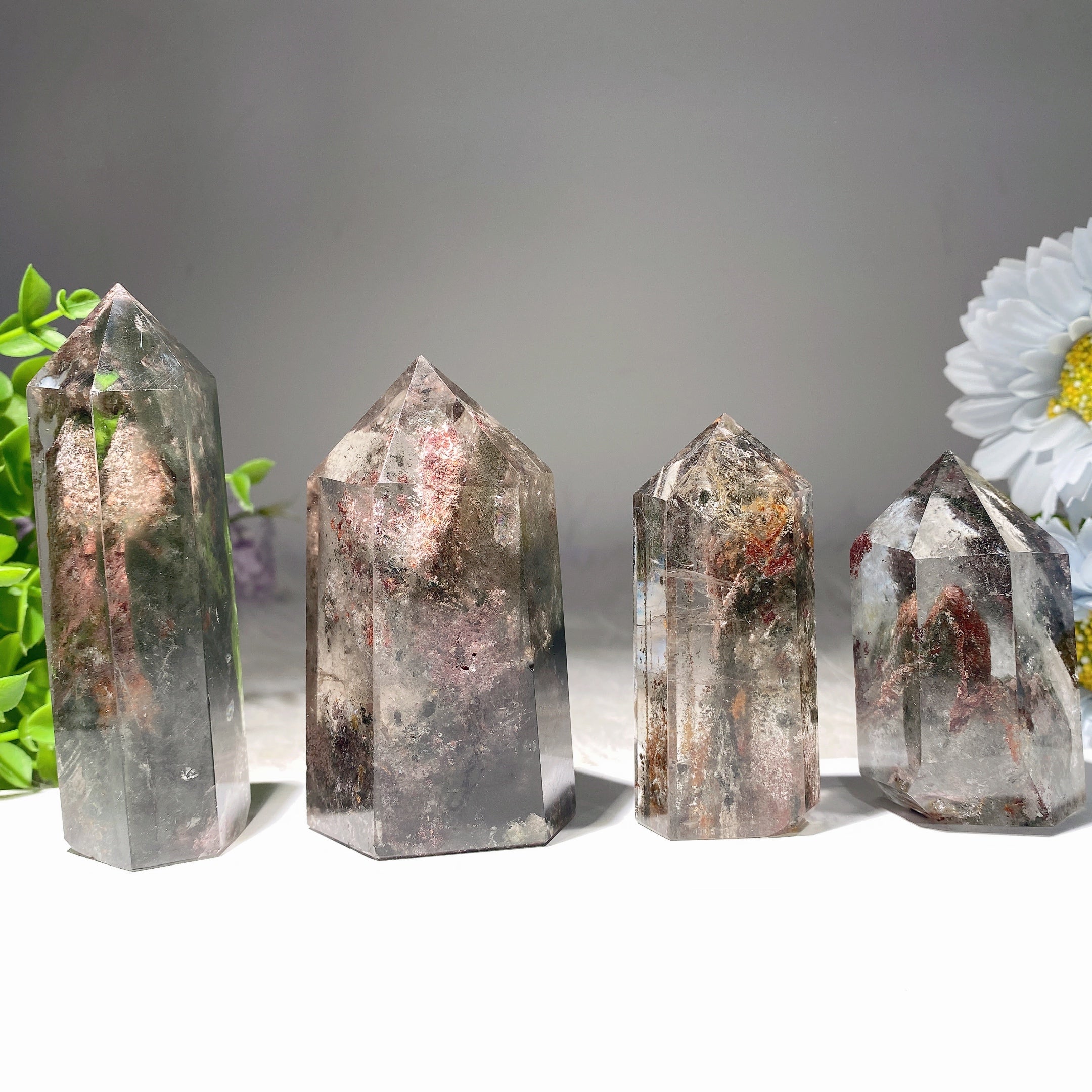 Garden Quartz Tower Crystal Points 2.5-4.5 Inch Healing