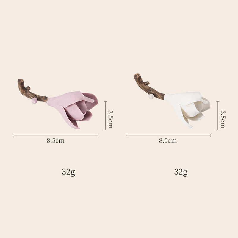 Gardenia Flower Ceramic Incense Burner 8.5cm for Meditation