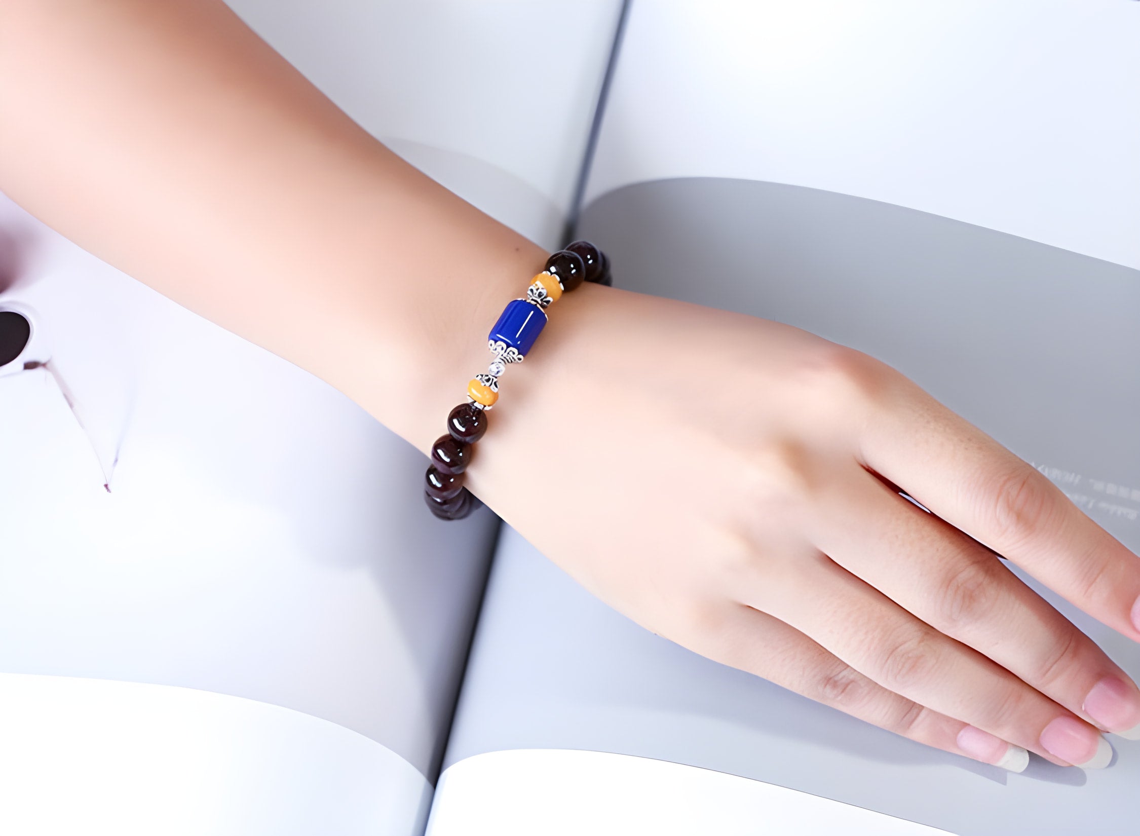 Garnet Bracelet for Empowerment and Balance