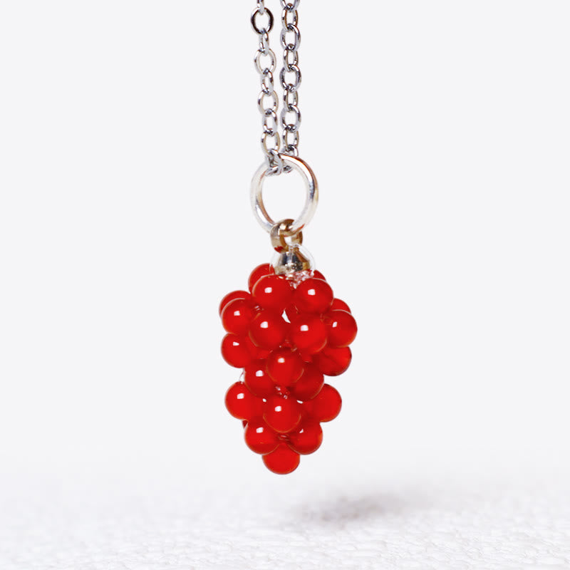 Garnet Necklace for Protection | Natural Stones 45cm