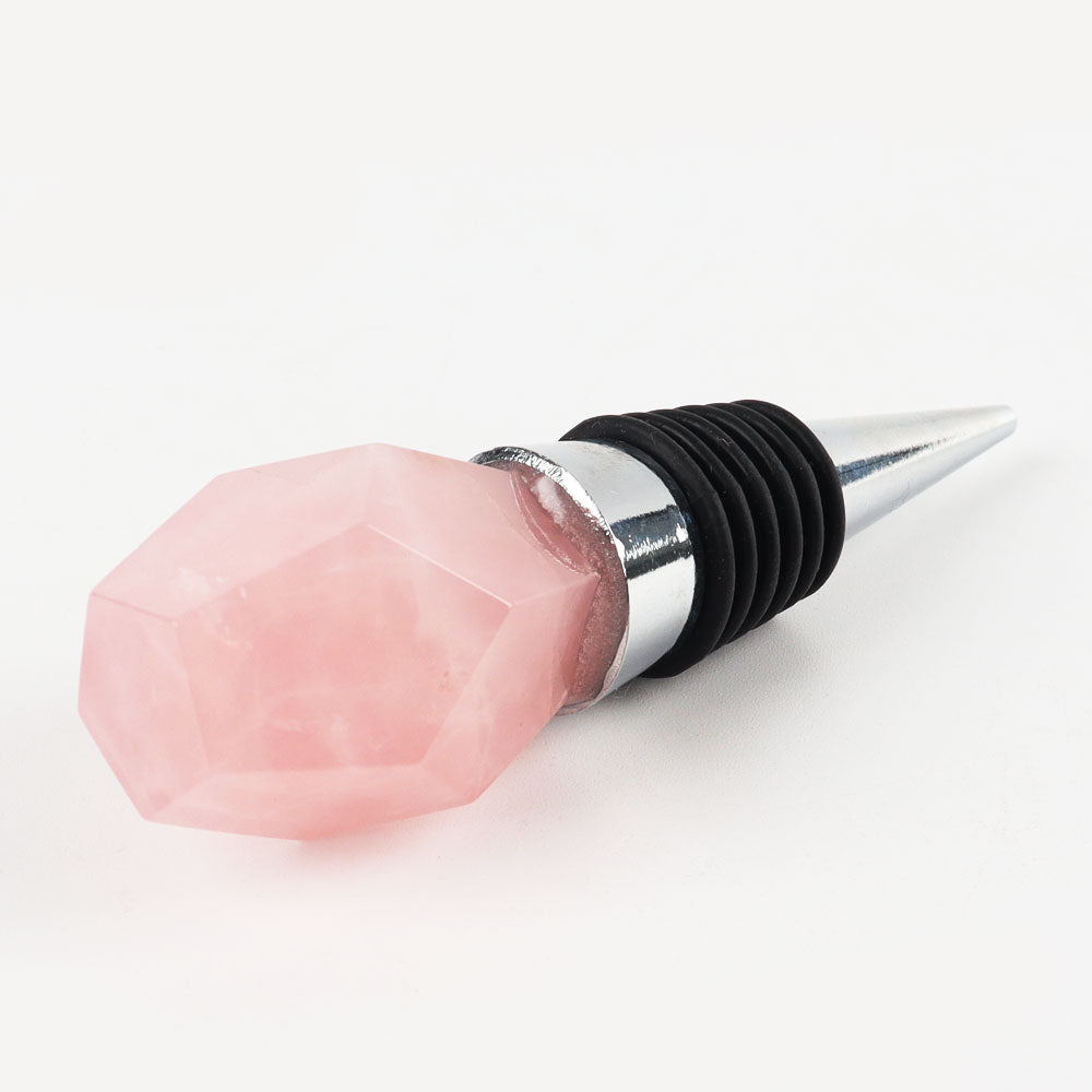 Gemstone Crystal Wine Stopper with 26mm Sphere Top