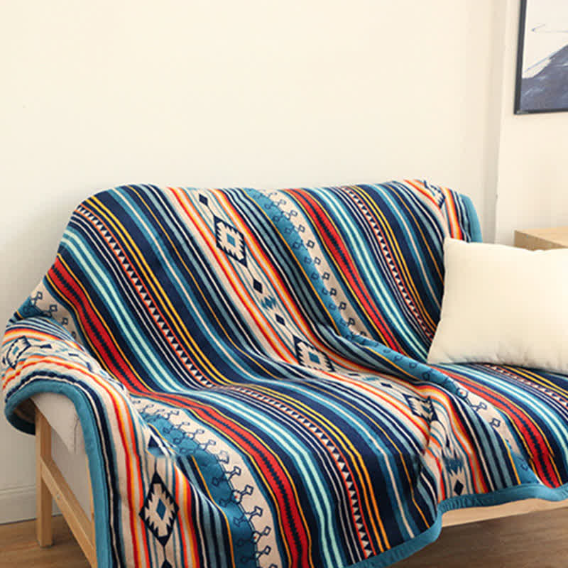 Geometric Warm Soft Zen Decor Throw Blanket 127x152cm