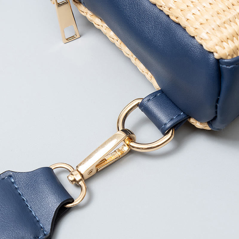 Geometry Straw Woven Crossbody Bag | Spiritual Accessories