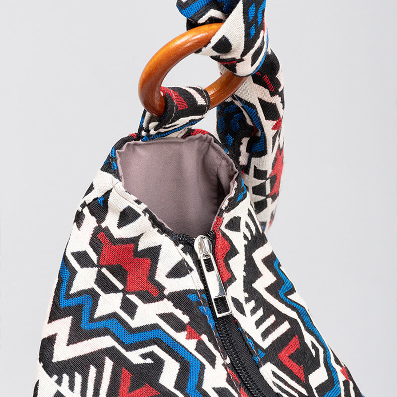 Geometry Stripes Print Crossbody Bag | Adjustable Shoulder Bag