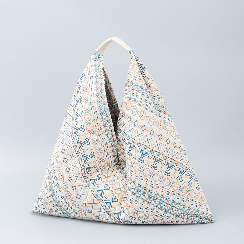 Geometry Tiger Flowers Leopard Print Underarm Triangle Shoulder Bag