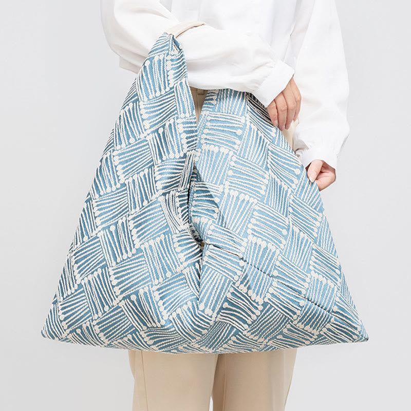 Geometry Tiger Flowers Leopard Print Underarm Triangle Shoulder Bag