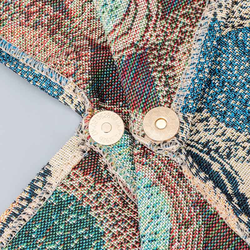 Geometry Tiger Flowers Leopard Print Underarm Triangle Shoulder Bag