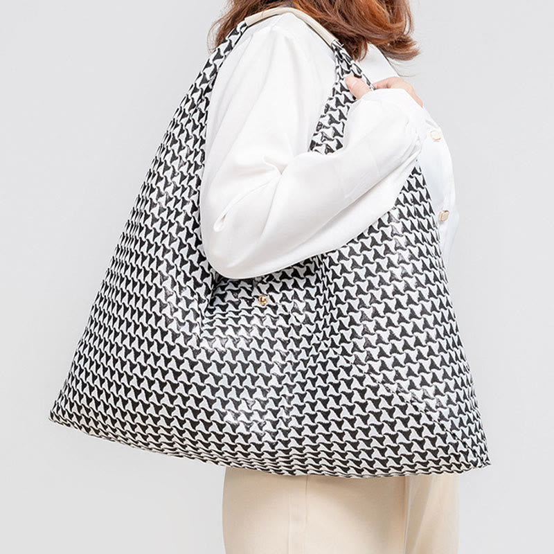 Geometry Tiger Flowers Leopard Print Underarm Triangle Shoulder Bag