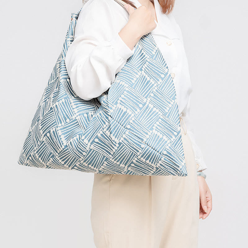 Geometry Tiger Flowers Leopard Print Underarm Triangle Shoulder Bag