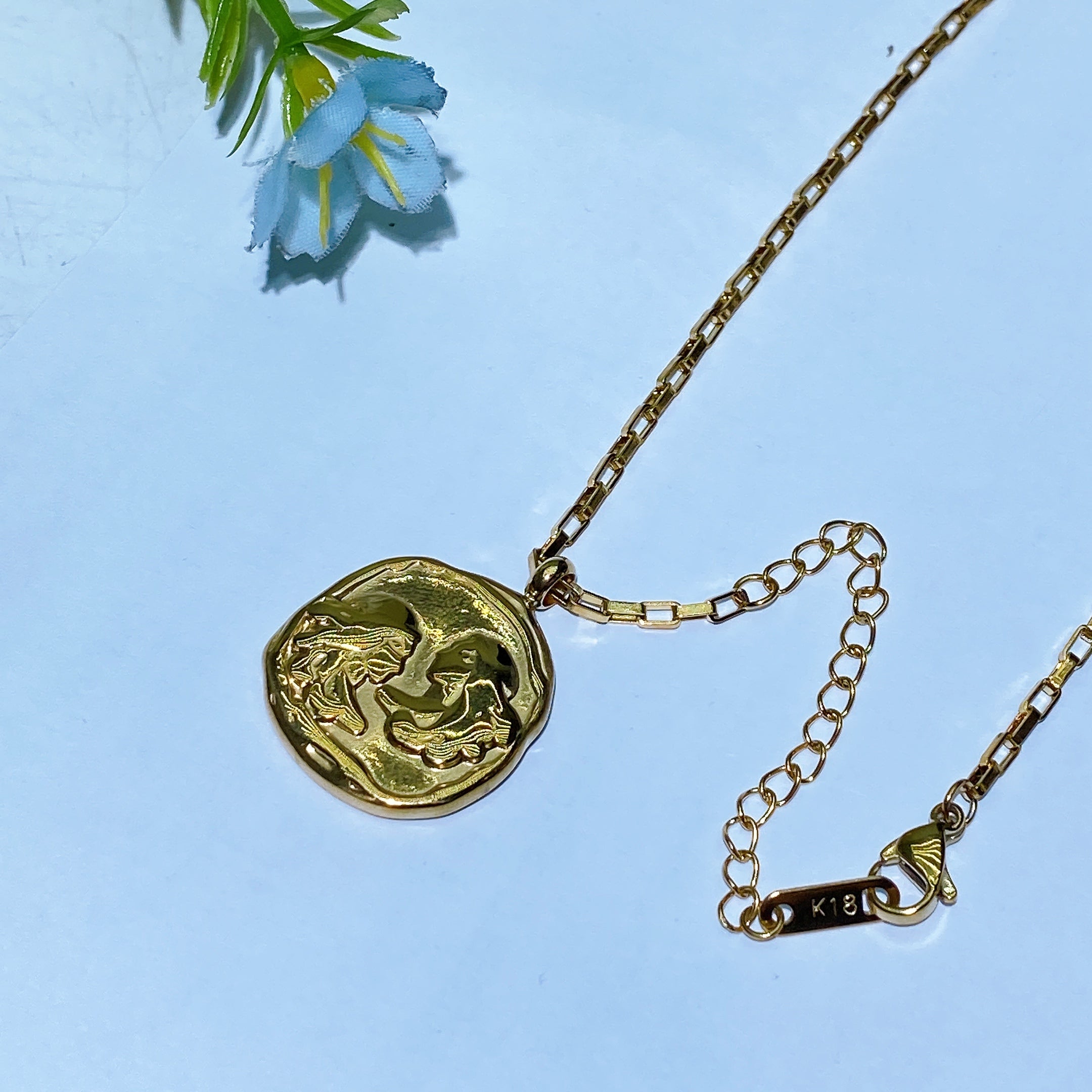 Golden 12 Constellations Necklace for Spiritual Healing