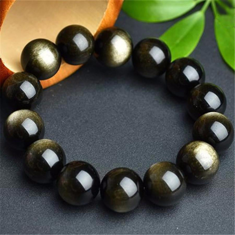 Golden Obsidian Bracelet: Powerful Healing Stone