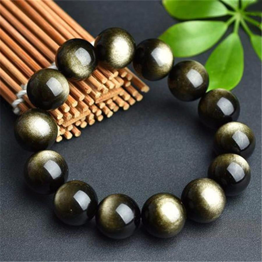 Golden Obsidian Bracelet: Powerful Healing Stone