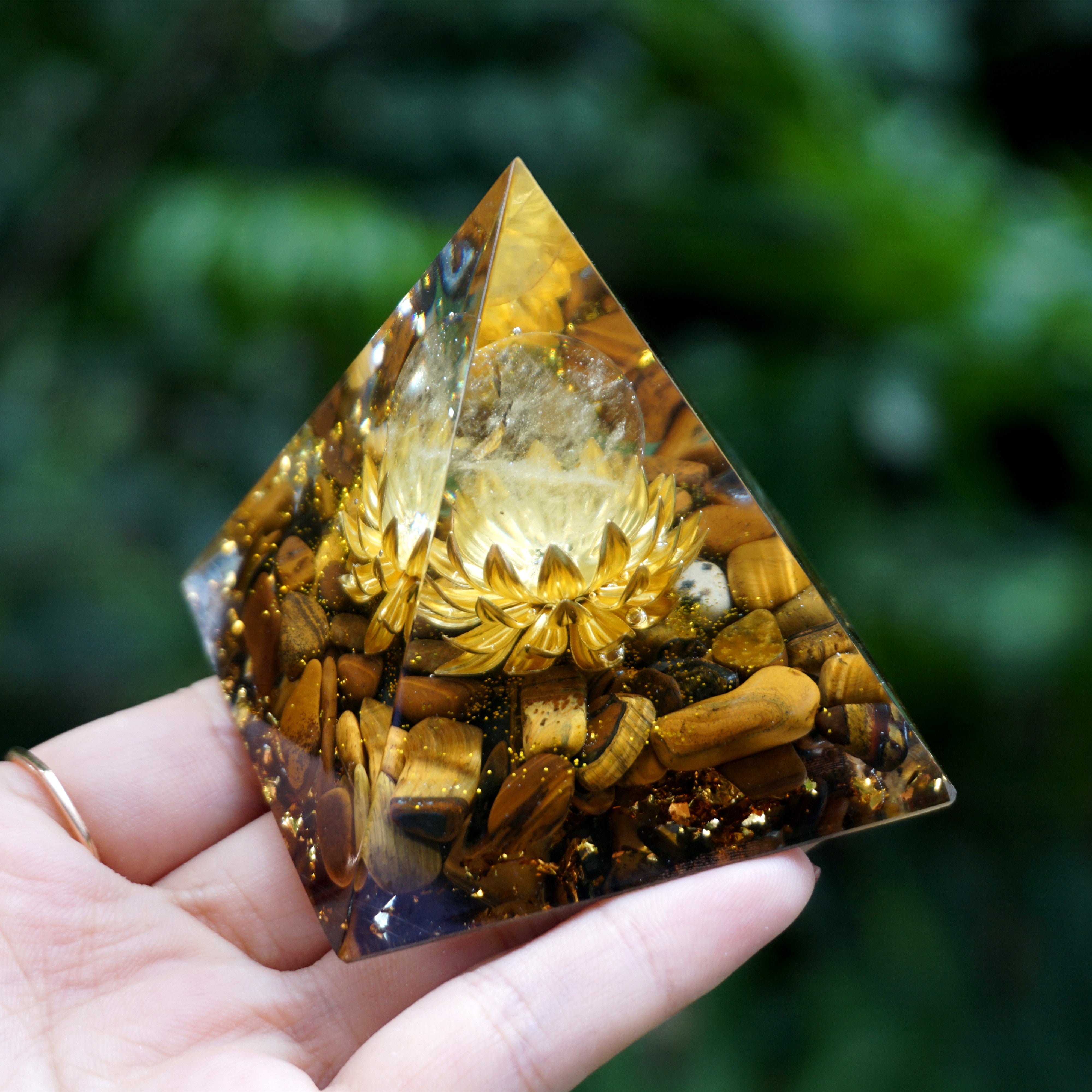 Golden Opportunity Orgone Pyramid