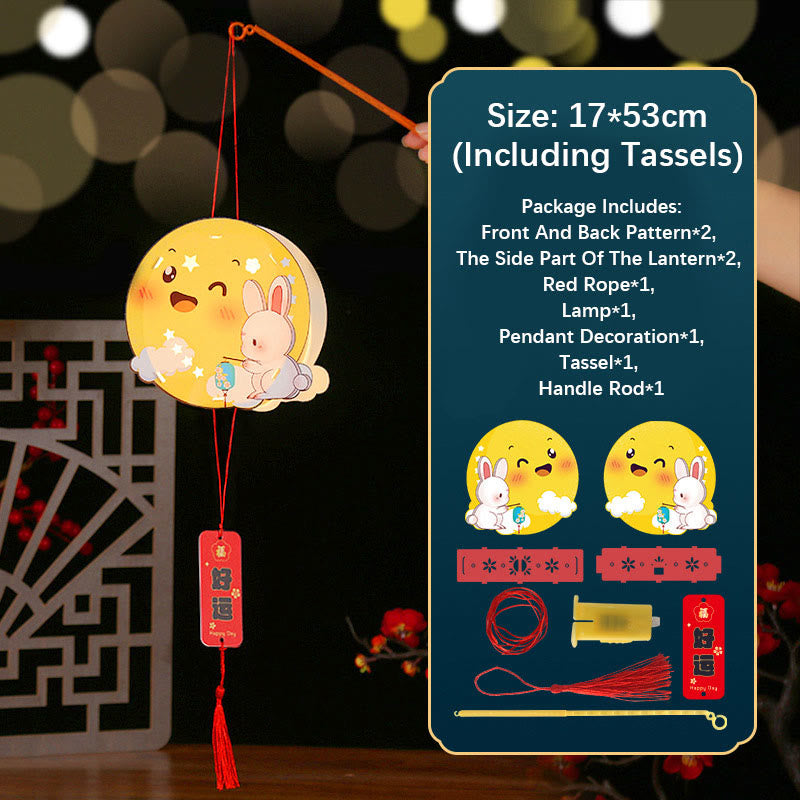 Good Luck Rabbit Paper Lantern | Zen Decor Accent