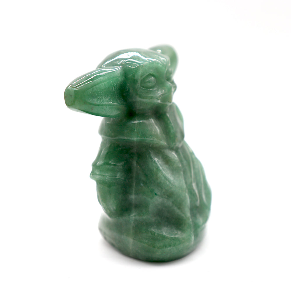 Green Aventurine 6cm Crystal Figurine Carving - Healing Decor