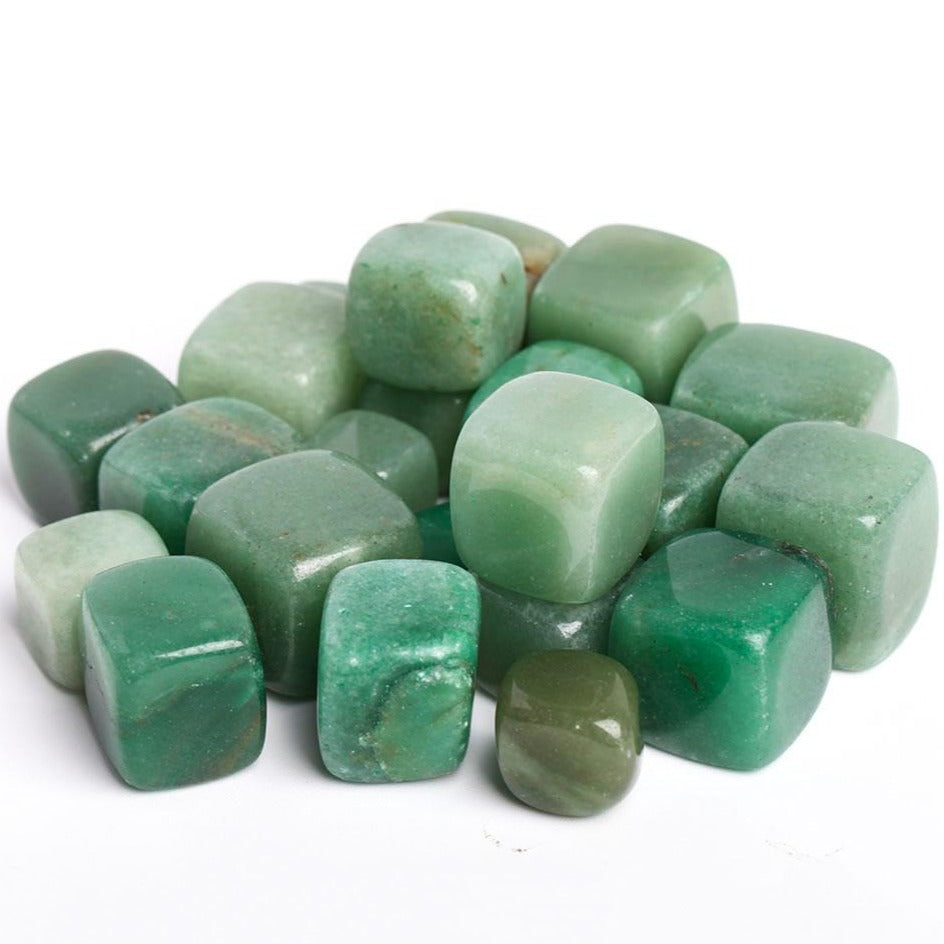 Green Aventurine Crystal Cube 2cm Polished Gemstone