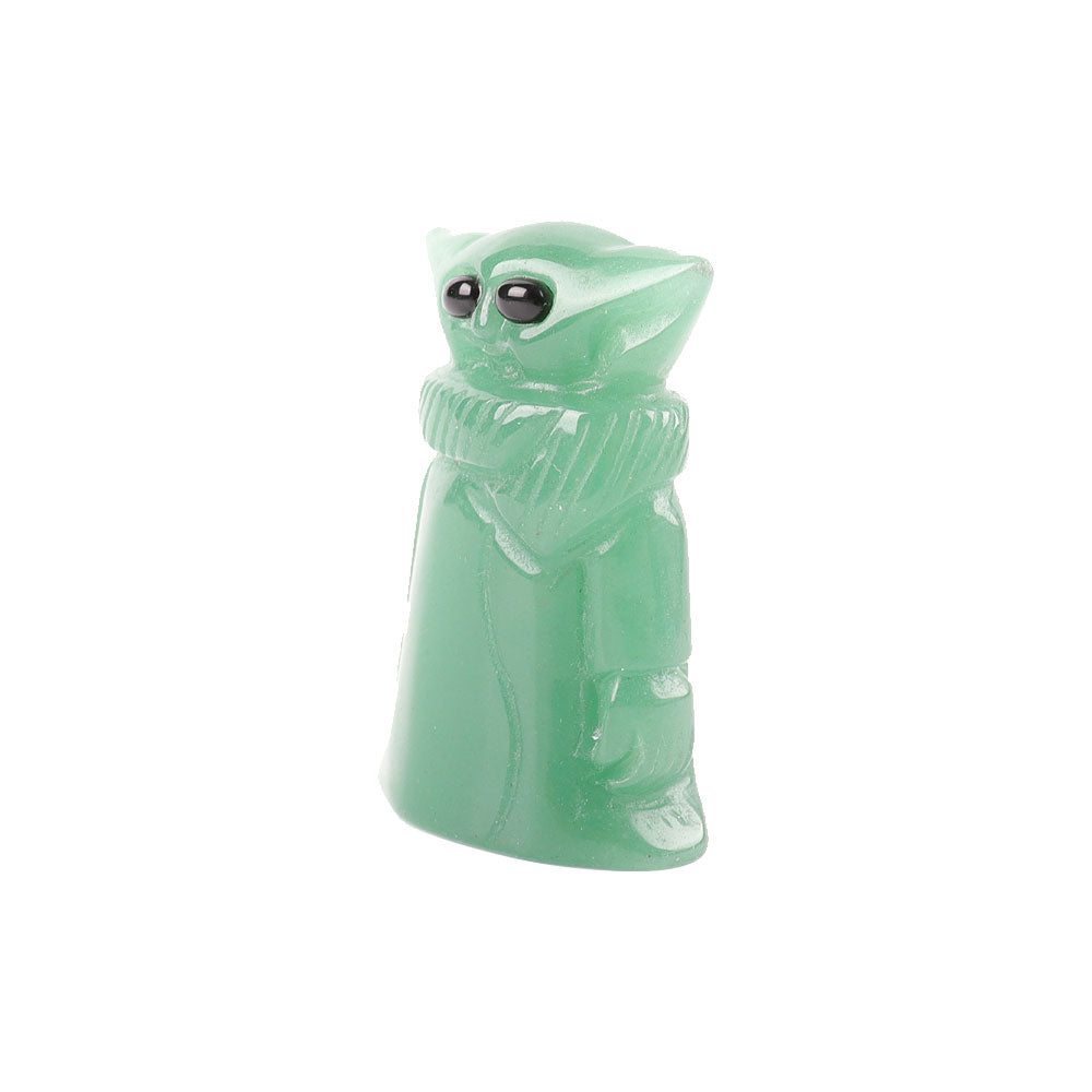 Green Aventurine Crystal Figurine Carving 2 Inch