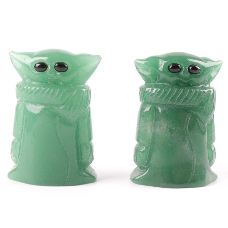 Green Aventurine Crystal Figurine Carving 2 Inch