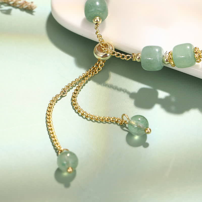 Green Aventurine Luck Bracelet for Year of the Rabbit | 15-20cm