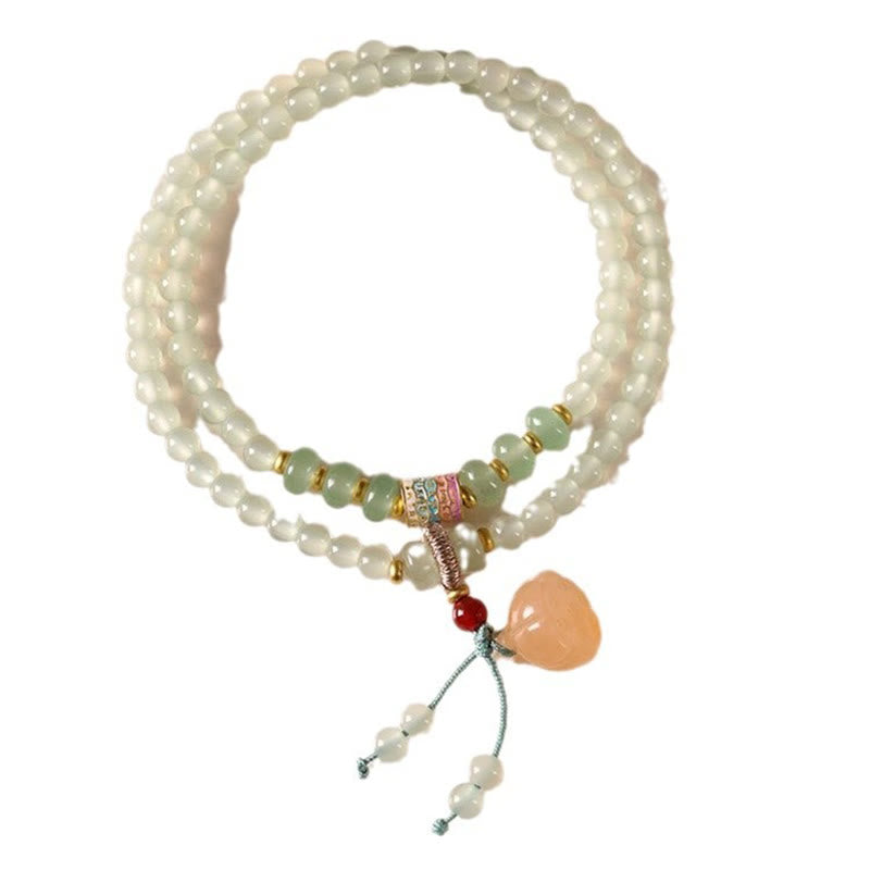 Green Aventurine Lucky Bamboo Bracelet for Balance and Harmony