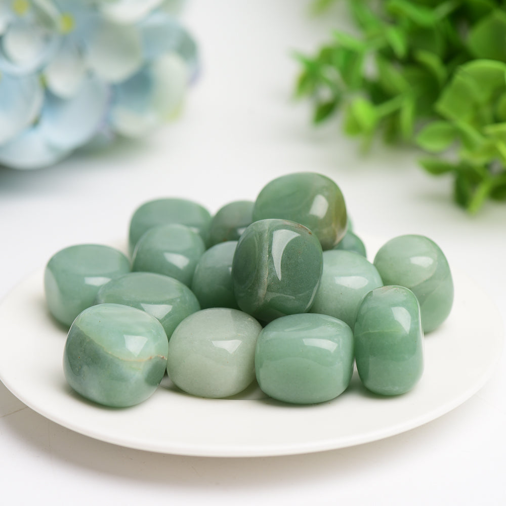 Green Aventurine Tumbled Crystal 2cm Healing Stone