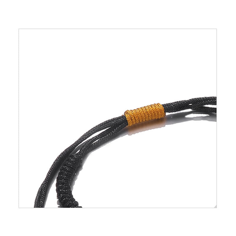 Green Aventurine White Jade Peace Buckle Couple Bracelet