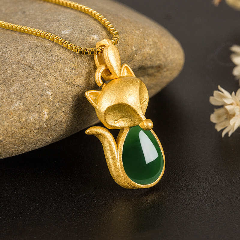 Green Chalcedony Courage Necklace Pendant | Healing Sounds