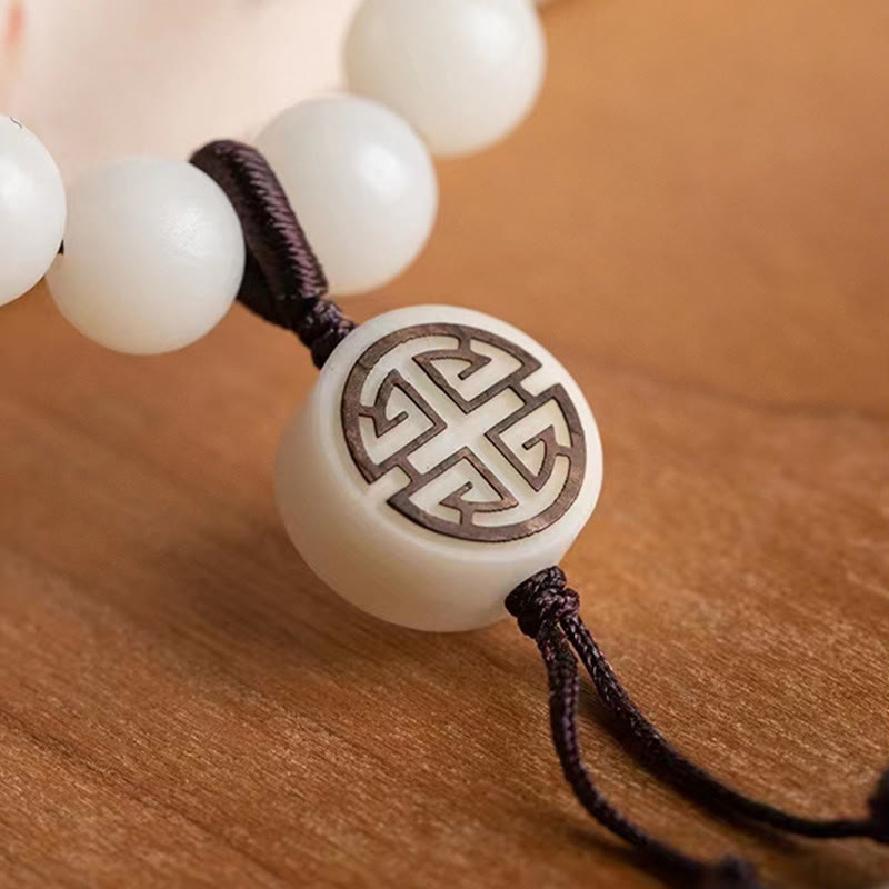 Green Sandalwood Bodhi Seed Soothing Spiritual Bracelet