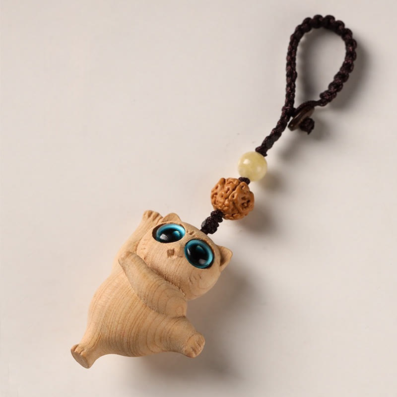 Green Sandalwood & Thuja Key Chain | Positive Energy Charm