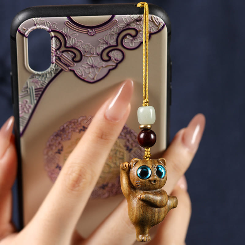 Green Sandalwood & Thuja Key Chain | Positive Energy Charm