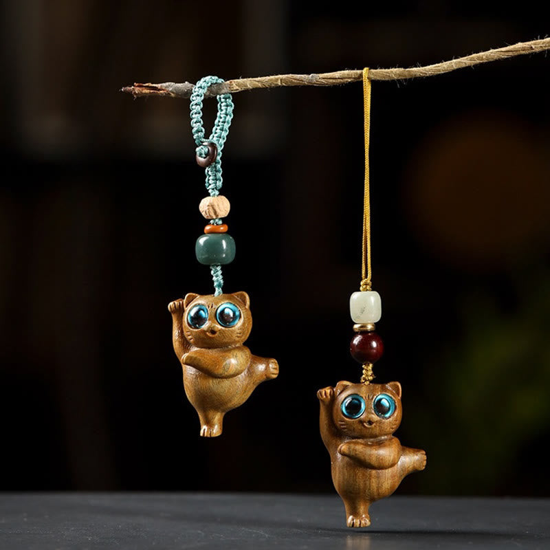 Green Sandalwood & Thuja Key Chain | Positive Energy Charm