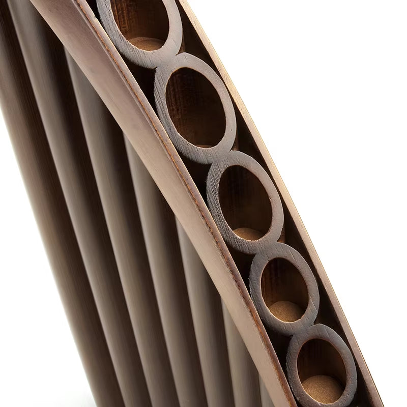 Corrugated cardboard cross-section highlighting hollow tubes for G Key Pan Flute