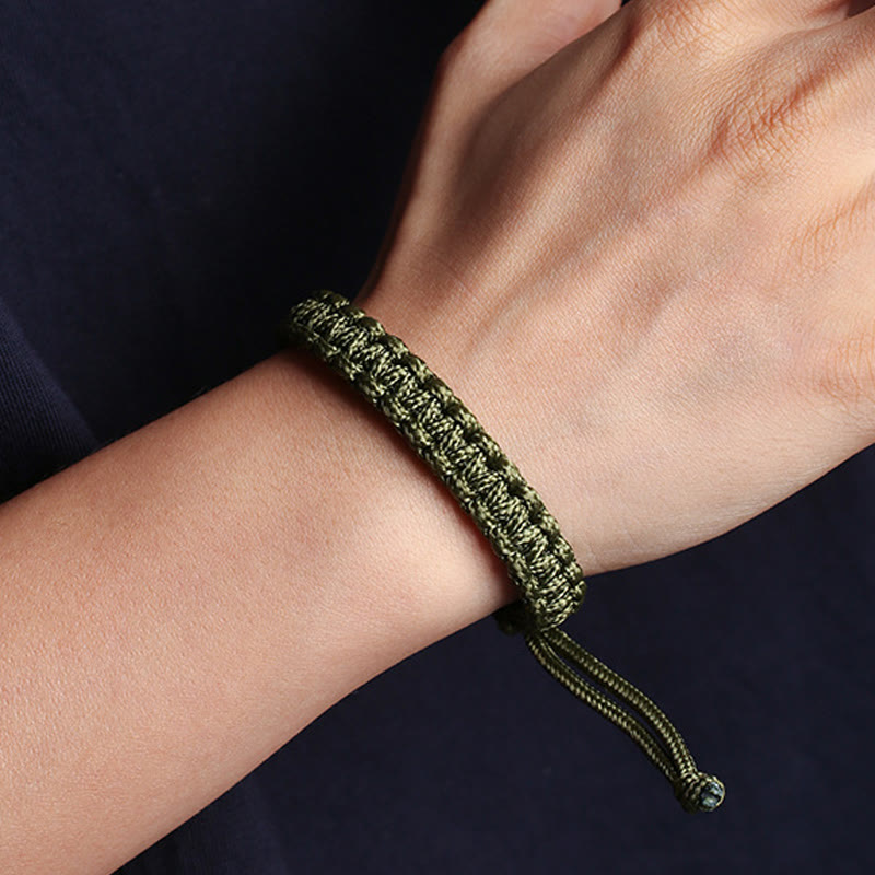 Handmade Colorful Rope Braided Buddha Bracelet